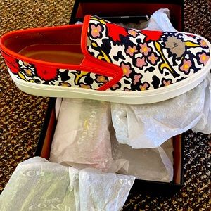 Coach women’s Cameron slip on floral BNWT 8.5